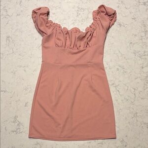 Kendall & Kylie Blush Mini Dress